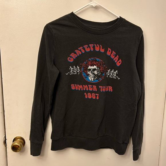 Mighty Fine Tops - Might Fine Grateful Dead Sweatshirt Black Size Small